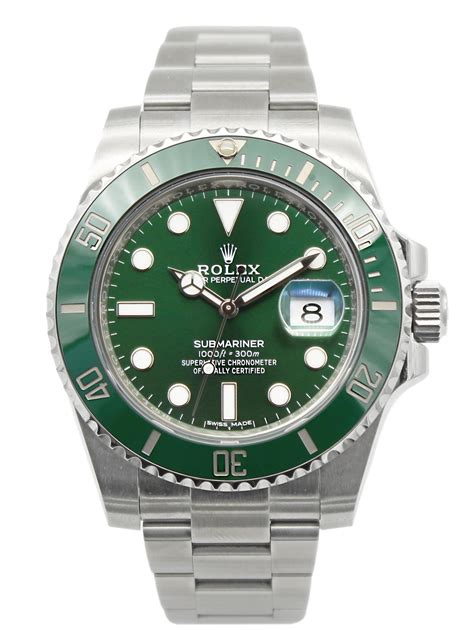 rolex submariner date 116610lv grün hulk|Rolex Hulk price prediction.